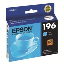 Cartucho de tinta Epson 196 cyan p/XP-401/WF-2532 T196220