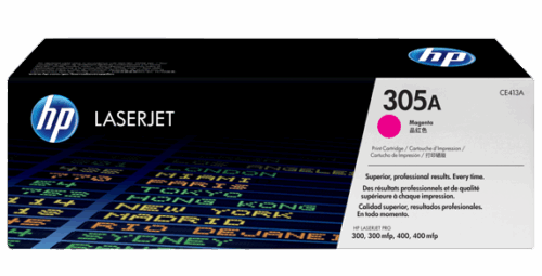 Tóner HP 305A magenta p/LaserJet Pro M451/M475, CE413A