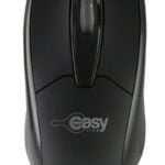 Mouse óptico alámbrico Easy Line negro USB EL-993377 1000DPI