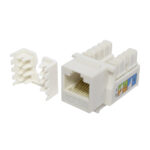 Conector jack keystone RJ45 Cat.6 Blanco X-Case ACCREDKE06