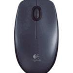 Mouse óptico Logitech M90 color negro USB 910-004053