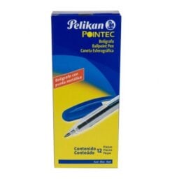 Bolígrafo Pelikan pointec tinta azul 0.7 mm caja c/12 piezas