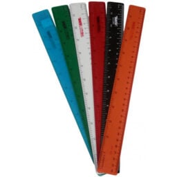 Regla Baco pl&aacute;stica 30cms varios colores