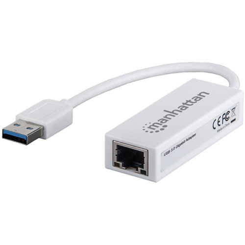 Adaptador Gigabit Ethernet externo USB 3.0 Manhattan 506847 Adaptador Gigabit Ethernet externo USB 3.0 Manhattan 506847