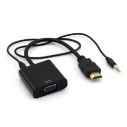 Convertidor HDMI a VGA 15 cm + Audio 3.5 mm X-Case, HDMITOVGA
