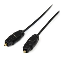 Cable Startech, 3M, toslink audio digital &oacute;ptico, negro