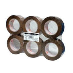 Paquete con 6 piezas de cinta canela Tuk 182C 48x50mm