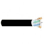 Bobina UTP CAT6 Condumex p/exterior relleno 4x2/23 negro