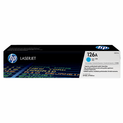 Tóner HP 126A cyan para CP1025 CE311A Tóner HP 126A cyan para CP1025 CE311A