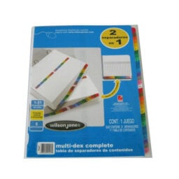 Separador p/carpeta 31 divisiones Acco 447 multidex basic