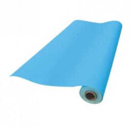 Rollo 25 metros de papel america color azul pastel