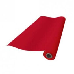 Rollo 25 metros de papel america color rojo