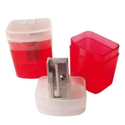 Caja con 24 sacapuntas MAE met&aacute;lico con deposito SMD-1C