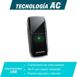 Tarjeta de Red inalámbrica USB TP-LINK Archer T2U Dual Band AC600