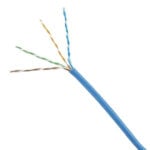 Bobina de cable UTP CAT5E cobre gris PVC de 4 pares 305metro