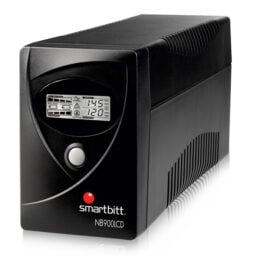 No Break SMARTBITT SBNB900LCD de 900 VA/480 W,LCD,PTO.USB,6 Cont
