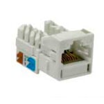 10 piezas jack keystone RJ45 Cat6 blanco X-Case ACCREDKE03