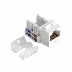 Conector jack 110 keystone RJ45 Cat6 color blanco LPKJ601WH
