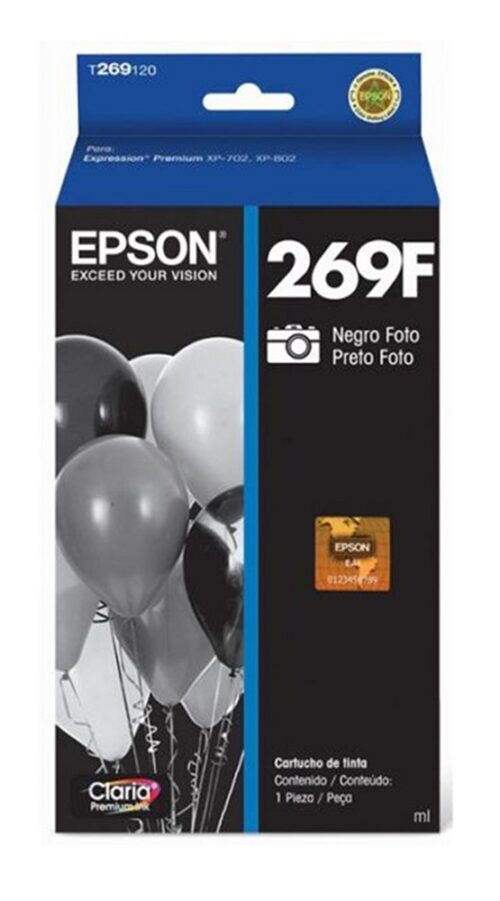 Cartucho Epson Negro Foto XP-702 T269120-AL
