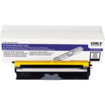 Tóner Okidata negro alto rendimiento p/C110, 2500 paginas