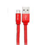 Cable USB a micro USB de 1 metro, rojo, Vorago CAB-113-RD