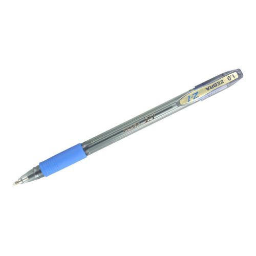 Caja con 12 piezas bolígrafo Zebra Z1 1.0mm hibrida color azul