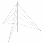 Kit de torre STZ30G SL12M arriostrada/galvanizado en caliente (No incluye cable retenida)