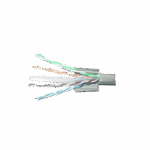 Bobina de cable UTP CAT6A azul, 10G-BASE T p/CCTV, 305metros