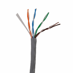 Bobina de 305m de cable Cat5e, Linkedpro EP-CAT-5E-V2, aleación de Cobre y Aluminio ( CCA ), color Gris, Uso Interior.