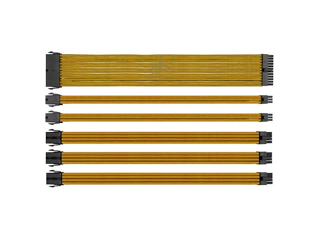 Kit extensión cable Eagle Warrior para fuente, negro/naranja ...