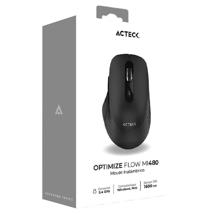 Mouse Inalambrico Acteck Flow MI480 AC-939836, 1600DPI/6… – Pcdigital ...