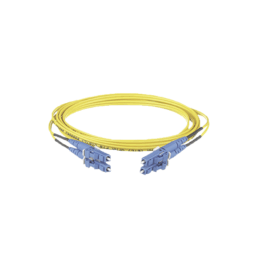 Jumper De Fibra Óptica Monomodo 9 / 125 OS2 Panduit Color Amarillo / LC-LC Duplex / OFNR (RISER) / 30 Mts / F92ERLNLNSNM030