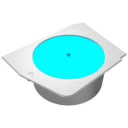 Plataforma Giratoria Cougar 3858M60.0004 FV270/ARGB/Color Blanco