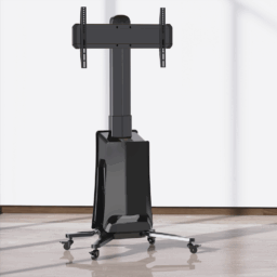Montaje de Piso Movil Para Pantallas 55"-80" Epcom G85NB/Ajustable Motorizado/1.20M-1.50M
