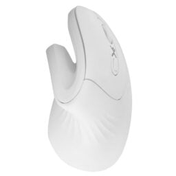 Mouse Inalambrico Perfect Choice PC-045205/3200DPI/Vertical/Snouse/Ergonomico/Blanco
