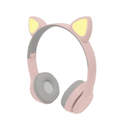 Diadema Audífono Inalámbrico Perfect Choice PC-116998 3.5mm Catto Para Niños/Rosa