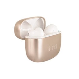 Audífonos Inalámbricos Perfect Choice PC-117216 TWS/ Cancelación de Ruido/ Beige-Blanco