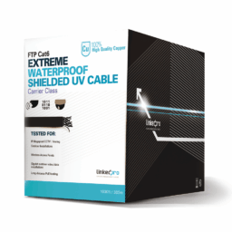 Bobina de Cable CAT6 Linkedpro PRO-CAT-6-EXT-LITES 24 AWG/Climas Extremos/Color Negro/Sin Blindar/Para Intemperie/305MTS
