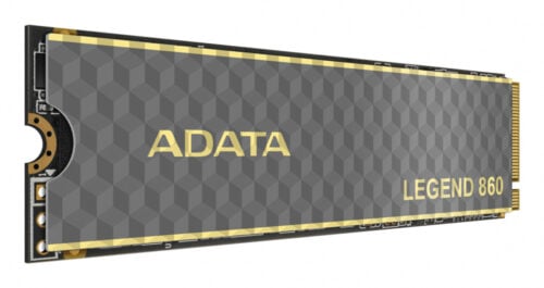 Unidad de Estado Solido M.2 500GB Adata Legend 860 SLEG-860-500GCS/PCI Express 4.0/Con Disipador de Aluminio