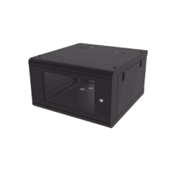Gabinete de Pared Linkedpro SR-1906-GN2G/Puerta de Cristal Templado/635 MM de Profundidad/6U Rack de 19"/Acero Reforzado/Ventiladores 120X120 MM