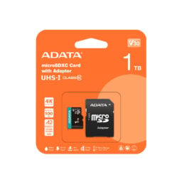 Memoria MicrosDXC 1TB Adata AUSDX1TUI3V30SA2-RA1 4K/Con Adaptador