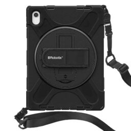 Funda Para iPad 10.9" BROBOTIX 6005231 / Uso Rudo Con Correa Giro 360º / 10ma Generación