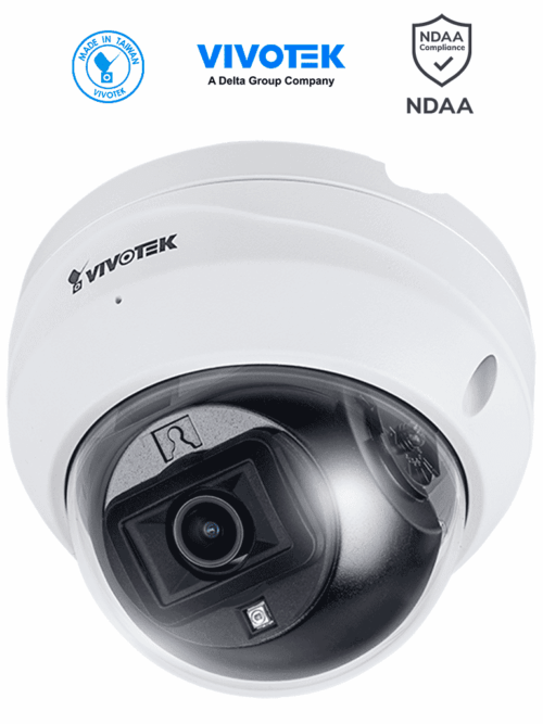 Camara IP Domo Vivotek FD9369 2MPX/Lente Fijo 2.8MM/Microfono Integrado/IP66/IK10/H.265/Smart IR 30M/Smart Motion