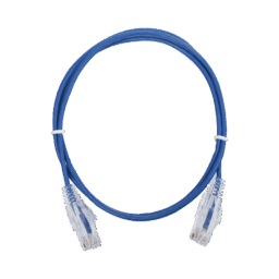 Cable Patch Cord CAT6 Linkedpro 1M/AZUL/Diametro Reducido (28 AWG)/LP-UT6-100-BU28