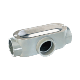 Caja Condulet Tipo T de 1" Rawelt OT-0092C 25.4 MM Incluye Tapa y Tornillos