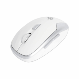 Mouse Inalámbrico Manhattan MW6185 1600DPI / 6 Botones / Óptico / Color Blanco / 190350