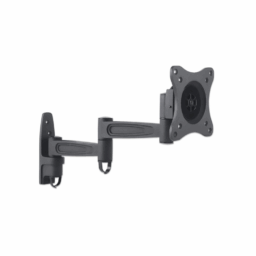 Soporte De Pared Para Monitor 13" - 27" Manhattan 423670 Soporta 15kg / Articulado / Color Negro