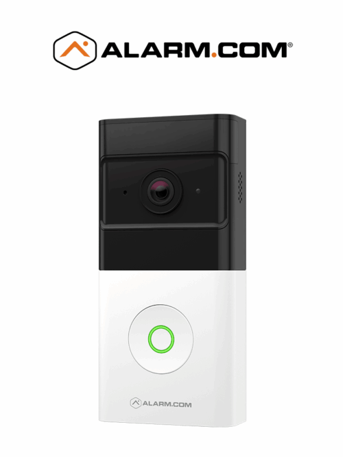Timbre Con Camara Inalambrica Alarm.Com ADC-VDB780B-MX 1080P/WI-FI/IP66/Bateria Incluida