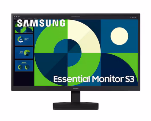 Monitor 24" SAMSUNG ESSENTIAL S3 LS24D300GALXZX LED/Plano/IPS/FULL HD/HDMI/Color Negro