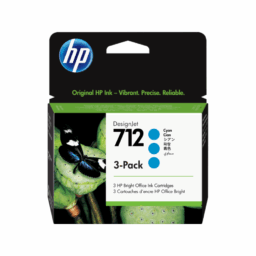 Cartucho De Tinta HP 712 3ED77A / 29ml / 3 piezas / Color Cian